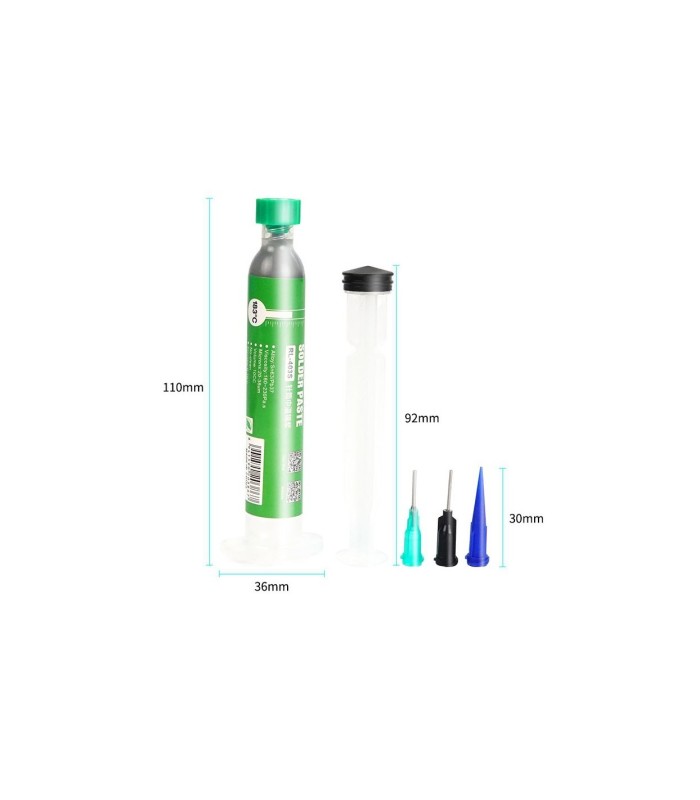 ReLife RL-403s 35g 10cc Low Melt Leaded Solder Paste 183°C Melting Point Full Kit