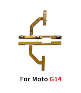 For Motorola Moto G14 Replacement Power Button Volume on off Button Flex Cable