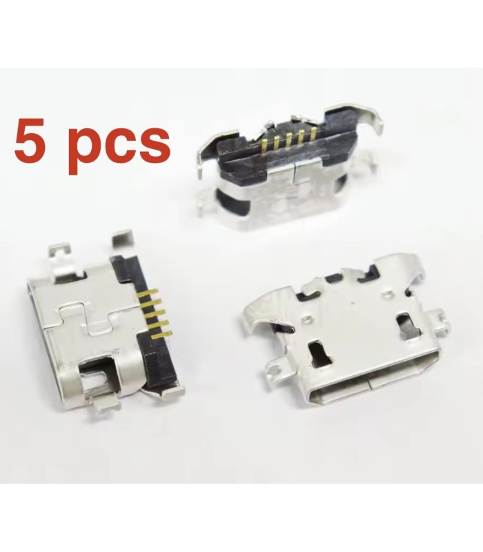 5pc Micro USB Charging Port Connector Motorola lenovo infinix and other models