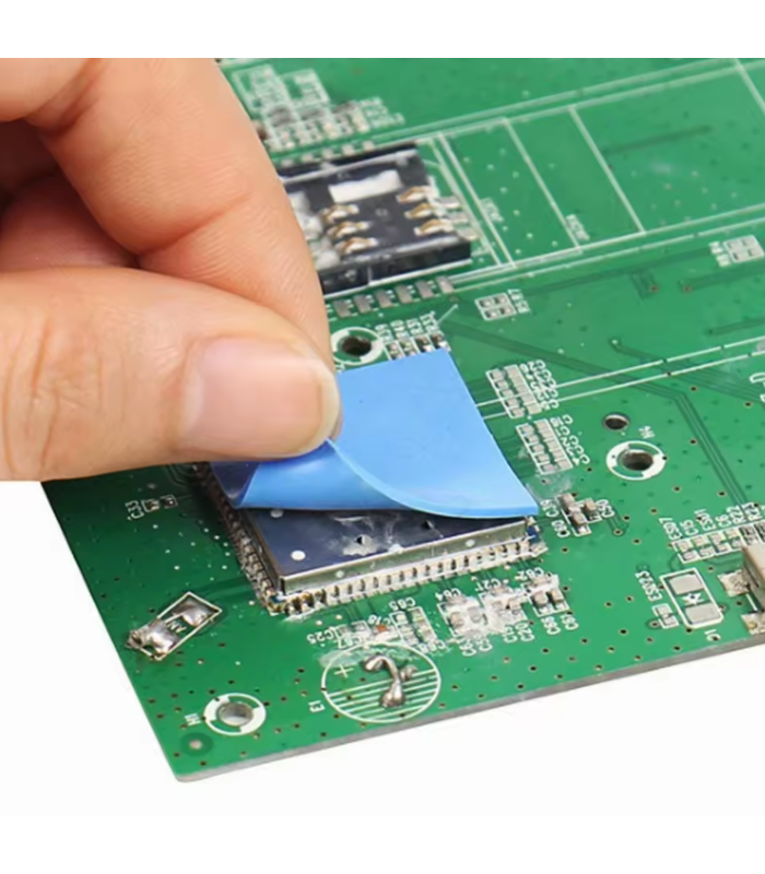 2 PCS SILICONE Blue Thermal Pad 100 x 100 x 2.0 mm thick 6 W/mK Heat Sink