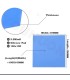 2 PCS SILICONE Blue Thermal Pad 100 x 100 x 2.0 mm thick 6 W/mK Heat Sink