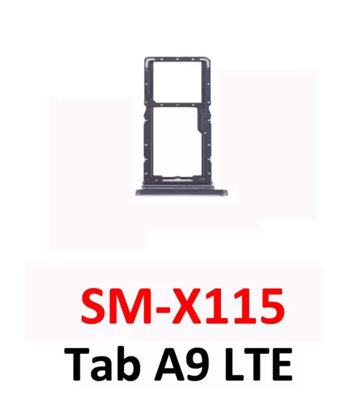 For SAMSUNG GALAXY Tab A9 SM-X115 SIM Card  Simcard Tray Adapter Micro Holder