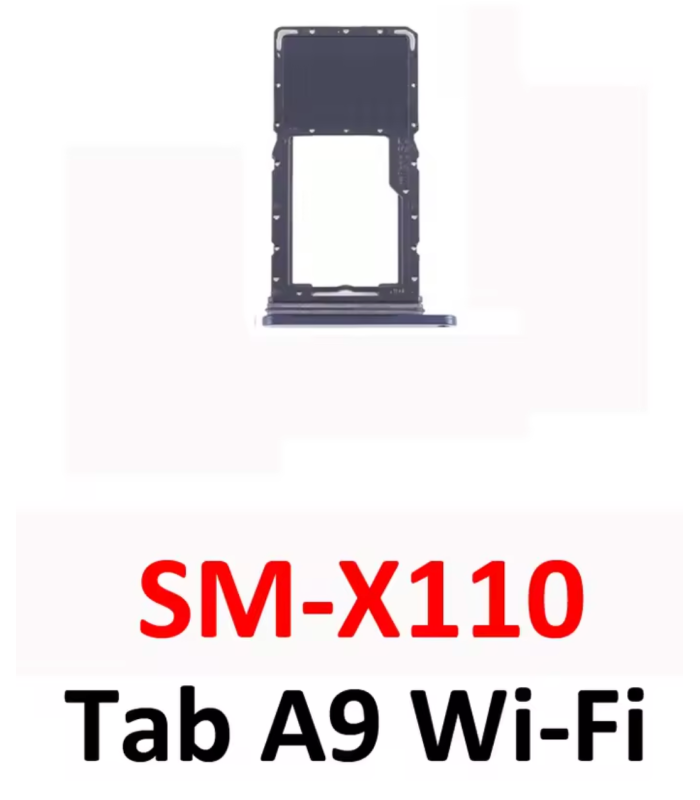 For SAMSUNG GALAXY Tab A9 SM-X110 SIM Card  Simcard Tray Adapter Micro Holder