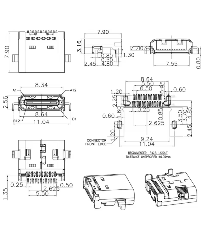 For Lenovo L480 L580 L490 T480 T580 EL480 USB Charging Charger Port Power Jack
