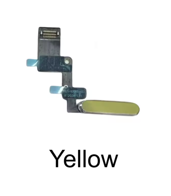 For Apple iPad 10th 2022 10.9 Yellow Home Power Button Fingerprint Flex Cable