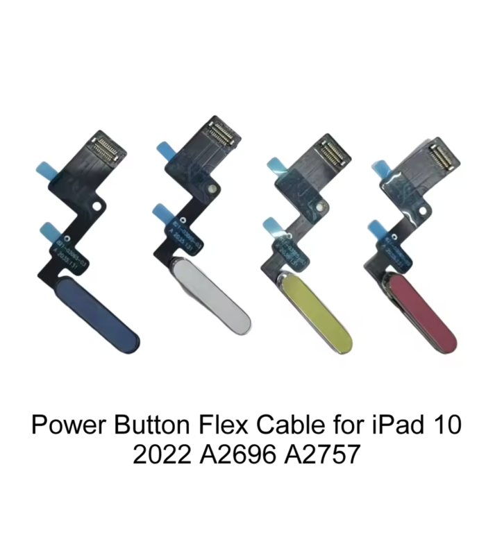 For Apple iPad 10th 2022 10.9 gen Pink Home Power Button Fingerprint Flex Cable
