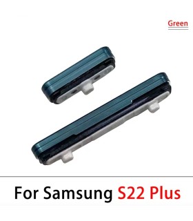 For Samsung Galaxy S22 S22 plus Green Outer Side Power Volume on off Button