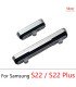 For Samsung Galaxy S22 S22 plus Silver Outer Side Power Volume on off Button