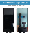 For Motorola Moto Edge 40 XT2303-2 LCD Display Screen Touch Digitizer