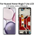For Honor Magic 7 LITE X9C BRP-NX1 OLED Display LCD Touch Screen Purple Frame