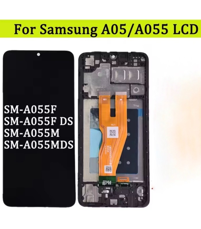 for Samsung Galaxy A05 A055 A055F A055F A055M LCD Display Touch Screen Frame