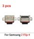 3 pcs SAMSUNG GALAXY Z FLIP 4 SM-F721 CHARGING PORT CONNECTOR