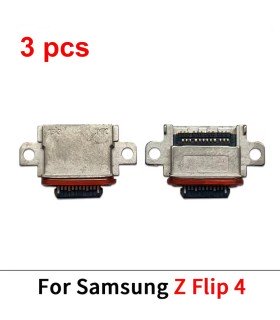 3 pcs SAMSUNG GALAXY Z FLIP 4 SM-F721 CHARGING PORT CONNECTOR