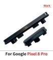 For Google Pixel 8 PRO Black Replacement Side Power Volume Up Down Buttons Keys