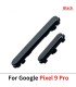 For Google Pixel 9 PRO Black Replacement Side Power Volume Up Down Buttons Keys