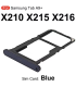 For Samsung Galaxy Tab A9+ Plus SM-X210 SM-X215 Blue Sim Card Holder Tray