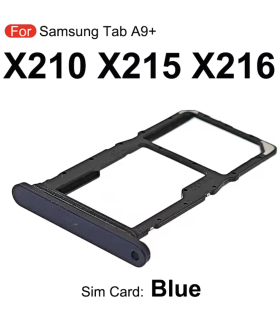 For Samsung Galaxy Tab A9+ Plus SM-X210 SM-X215 Blue Sim Card Holder Tray
