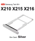 For Samsung Galaxy Tab A9+ Plus SM-X210 SM-X215 Silver Sim Card Holder Tray