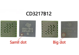 CD3217B12 small dot big dot difference